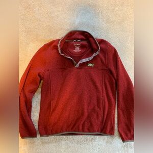 Burgundy LL Bean Pullover